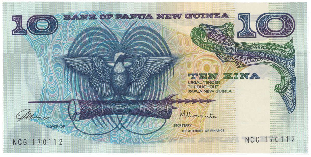 Papua Nová Guinea, 10 Kina (1985), P.7