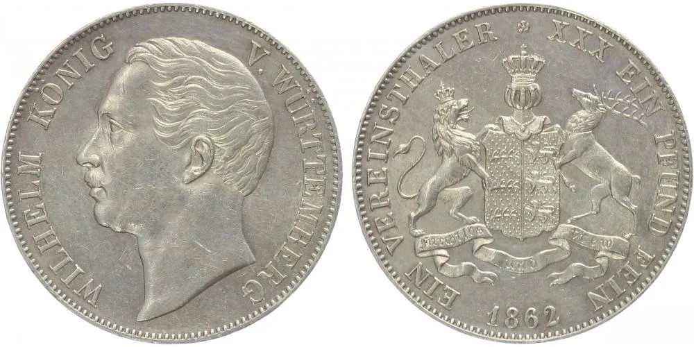 Württemberg, Wilhelm I., 1816 - 1864 — 1