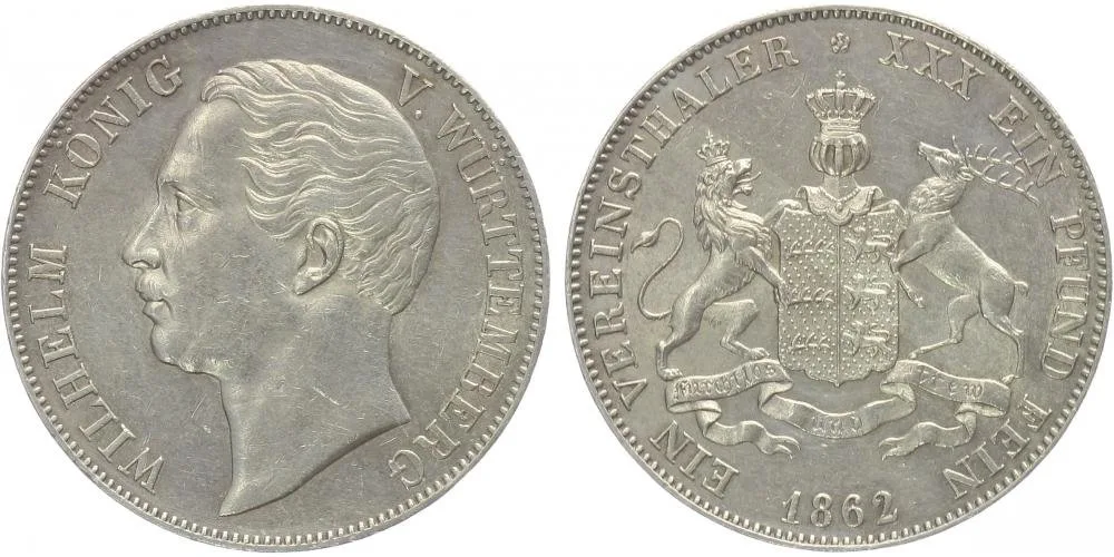 Württemberg, Wilhelm I., 1816 - 1864 — 1