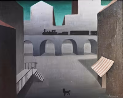 Antonín Michalčík: Antonín Michalčík (1914 - 1998) - Nádražní ulice