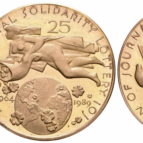 AE Medaile 1989 - Mezinárodní federace žurnalistů, k 25. výročí