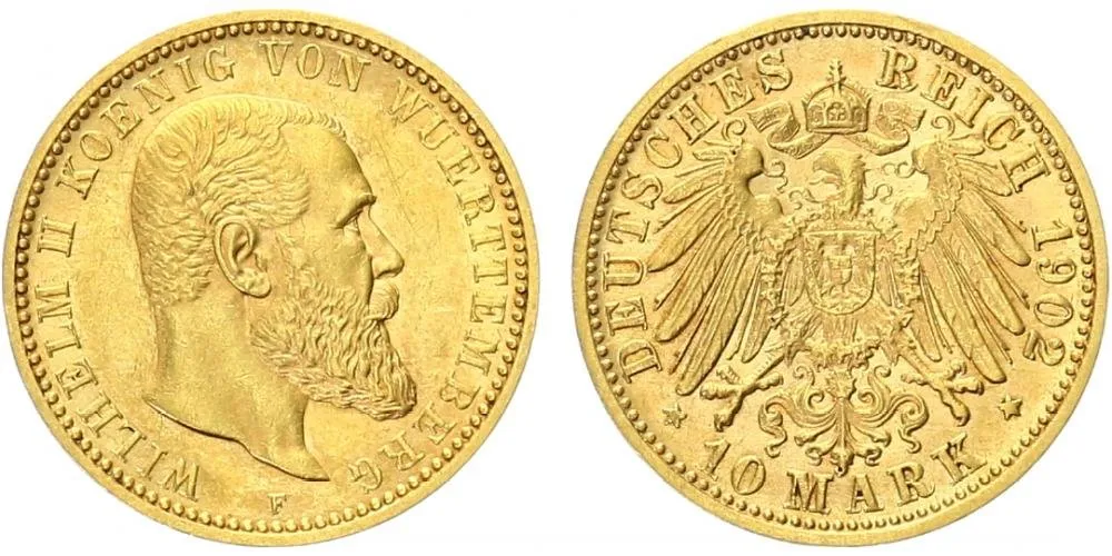 Württemberg, Wilhelm II., 1891 - 1918 — 1