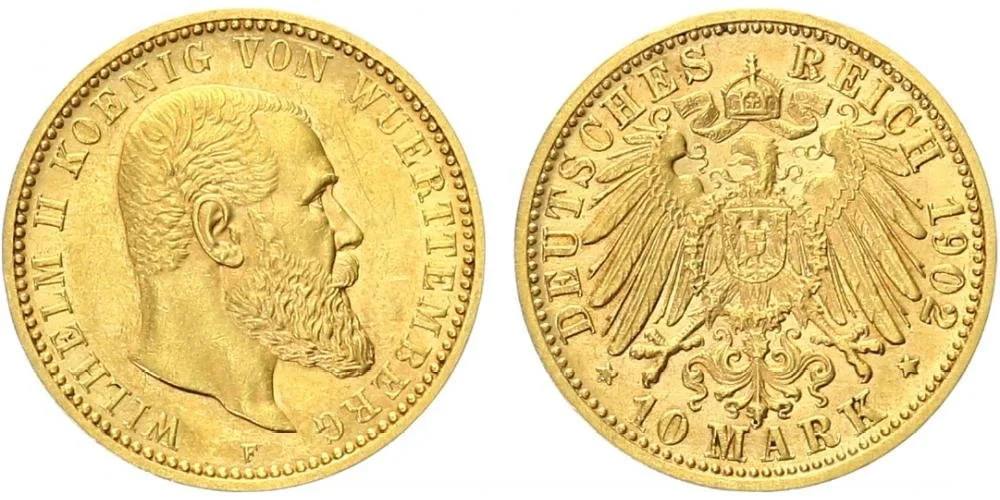 Württemberg, Wilhelm II., 1891 - 1918 — 1