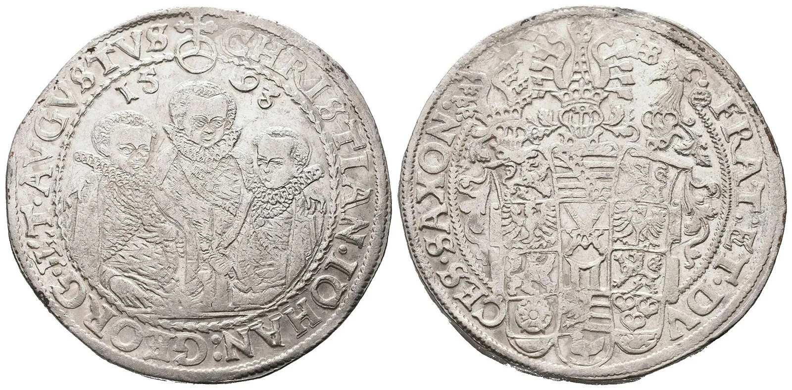 Sasko, Christian II., Johann Georg I. a August, 1591 - 1611 — 1