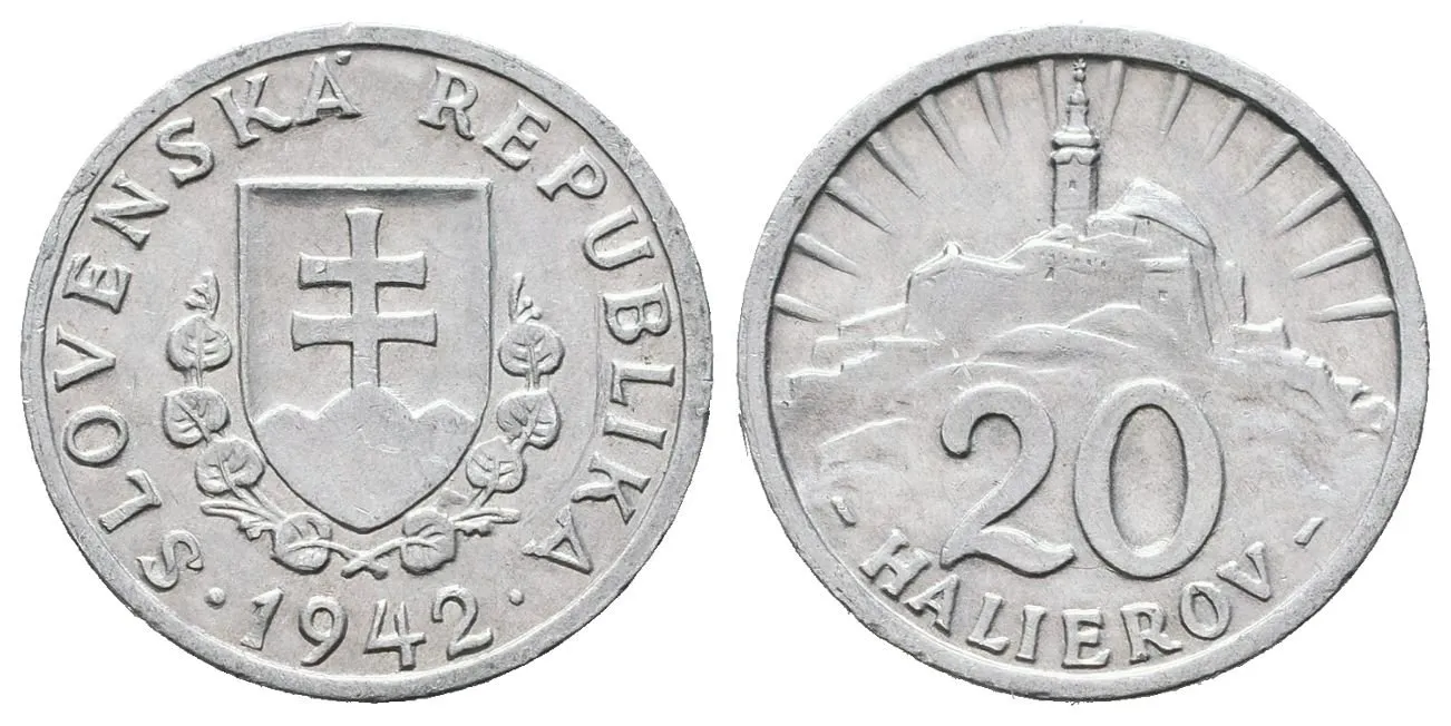 20 Haléř 1942, hliník