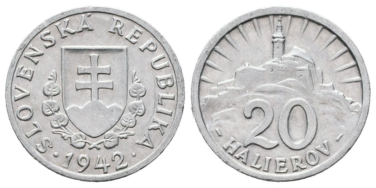 20 Haléř 1942, hliník