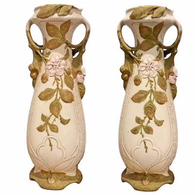 Velké porcelánové vázy Royal Dux