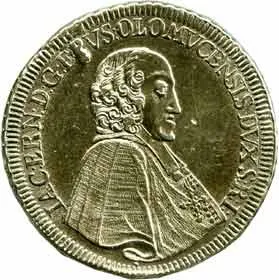 Olomouc - biskupství, Jakub Arnošt Liechtenstein, 1738 - 1745 — 1