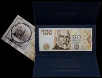 100 Koruna 2019, pamětní bankovka ke 100. výročí budování čs. měny - Alois Rašín, série TF04 - fotografie 3