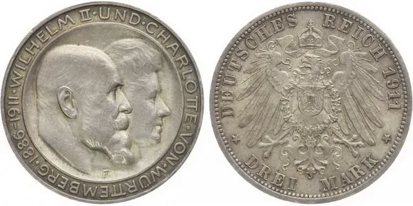 Württemberg, Wilhelm II., 1891 - 1918 — 1