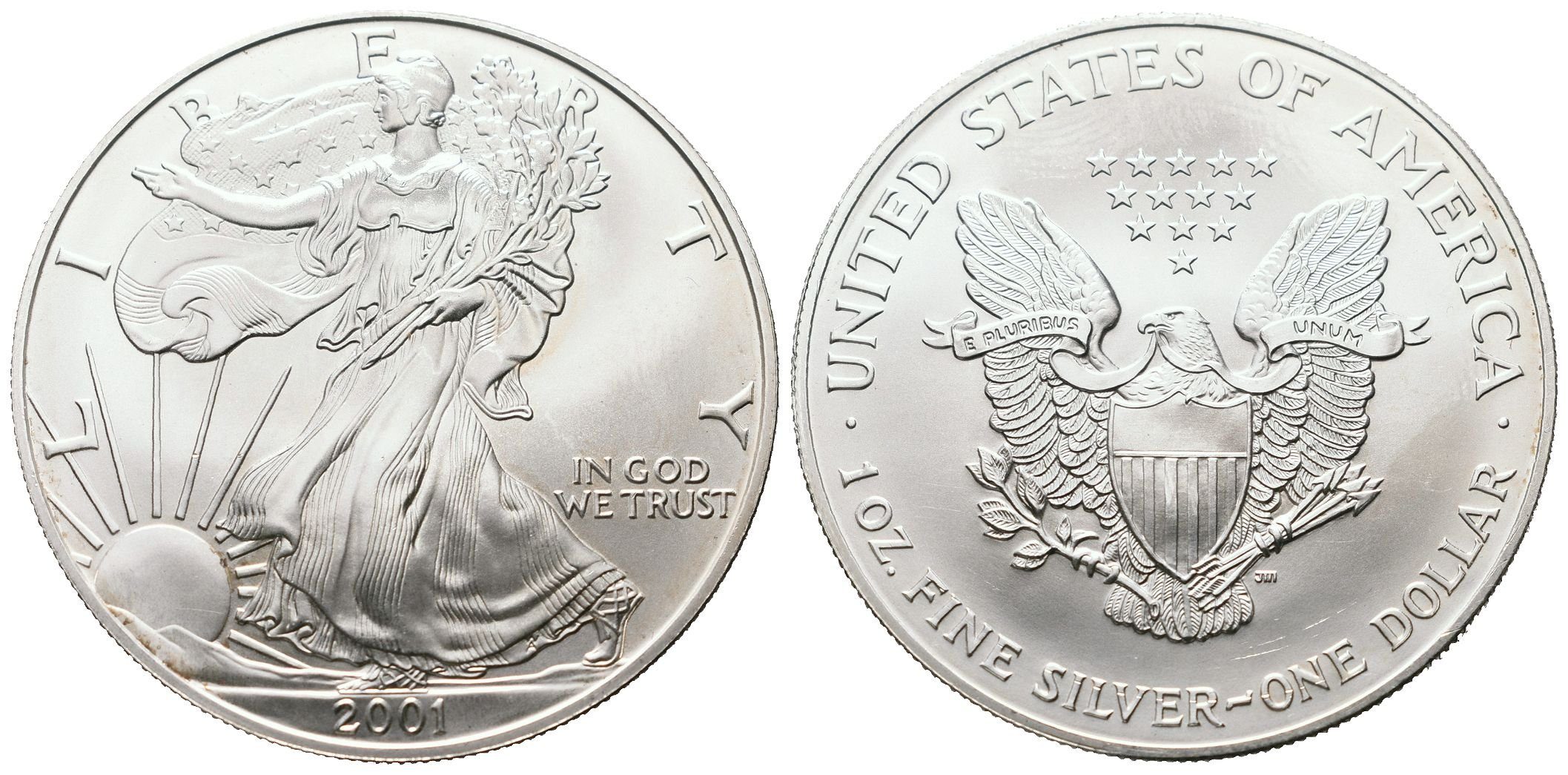 USA, 1 Dollar 2001 - 1 Oz (American Eagle)