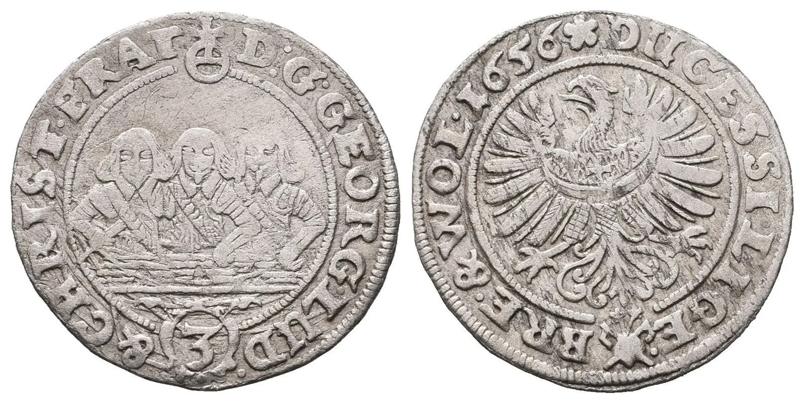 Lehnice - Břeh, Georg, Ludwig a Christian, 1639 - 1663 — 1
