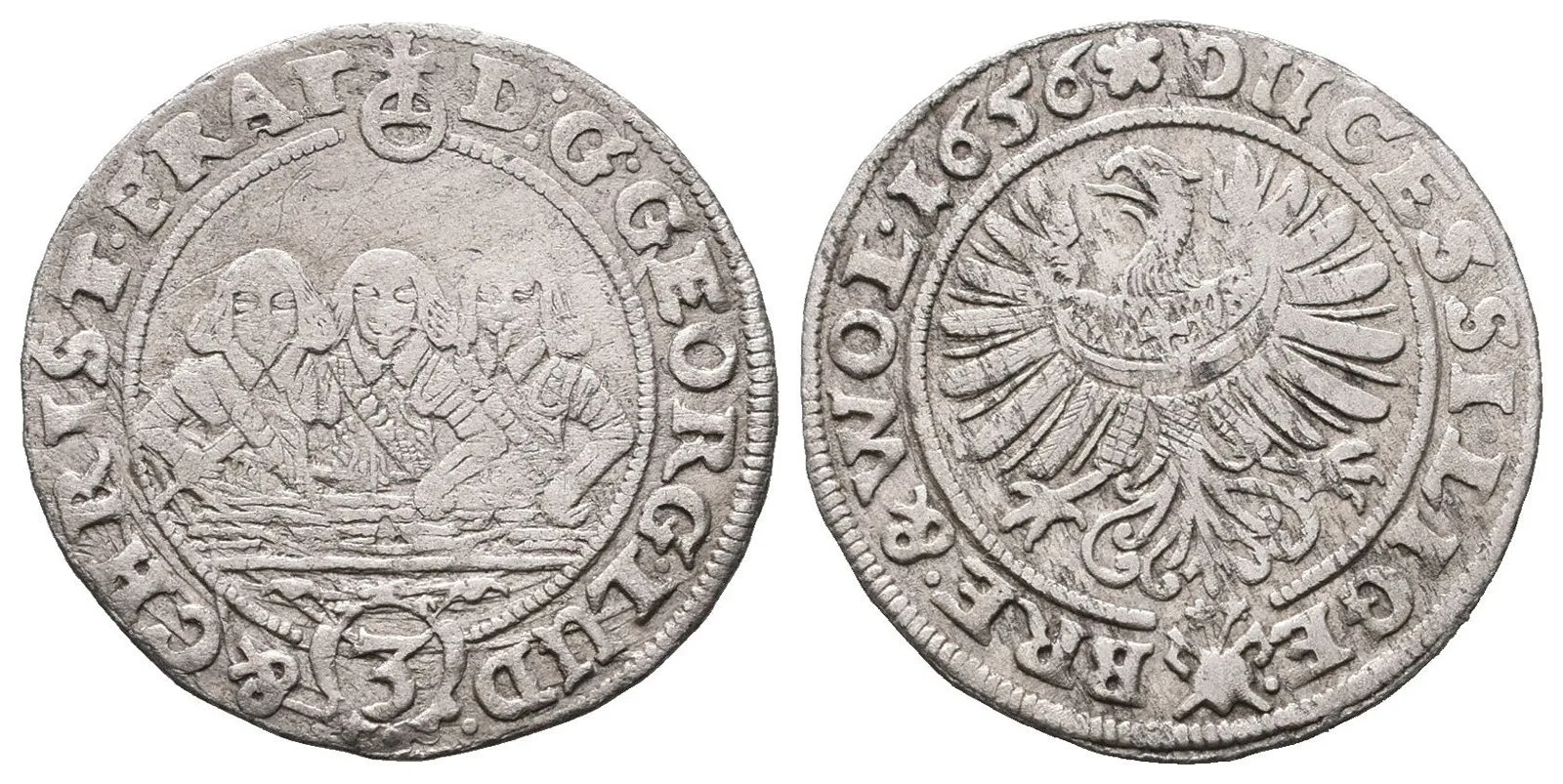 Lehnice - Břeh, Georg, Ludwig a Christian, 1639 - 1663 — 1