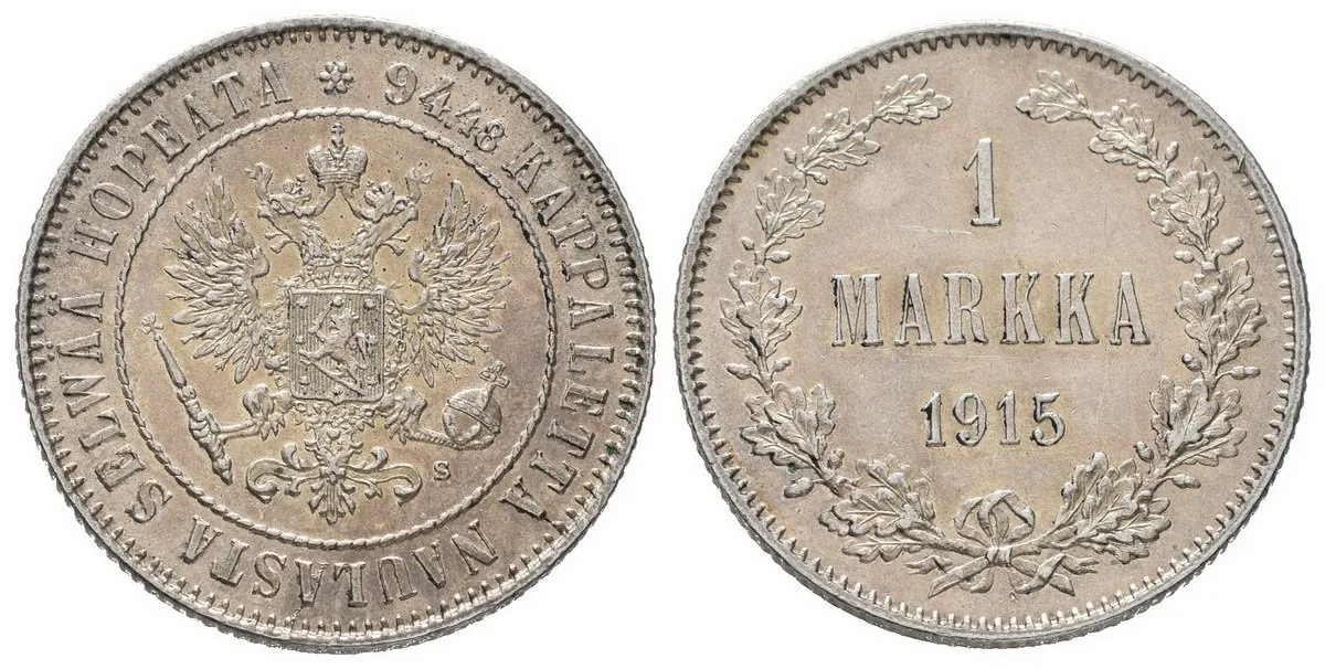 Ražby pro Finsko, Mikuláš II., 1894 - 1917 — 1