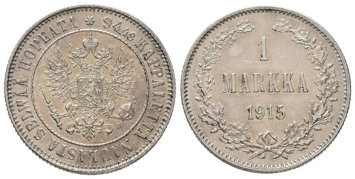 Ražby pro Finsko, Mikuláš II., 1894 - 1917 — 1