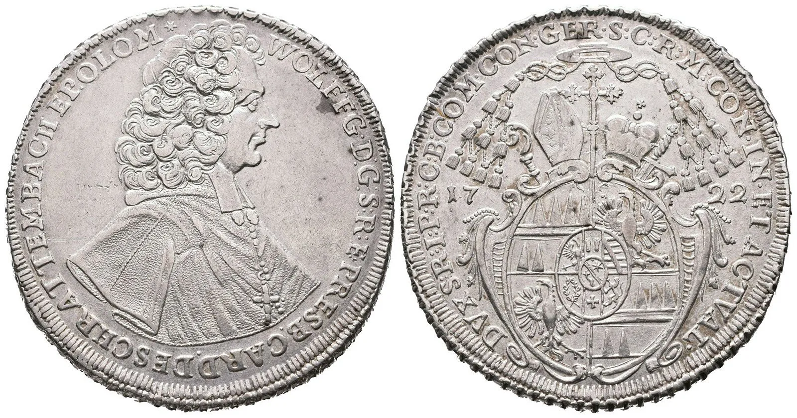 Olomouc - biskupství, Wolfgang von Schrattenbach, 1711 - 1738 — 1