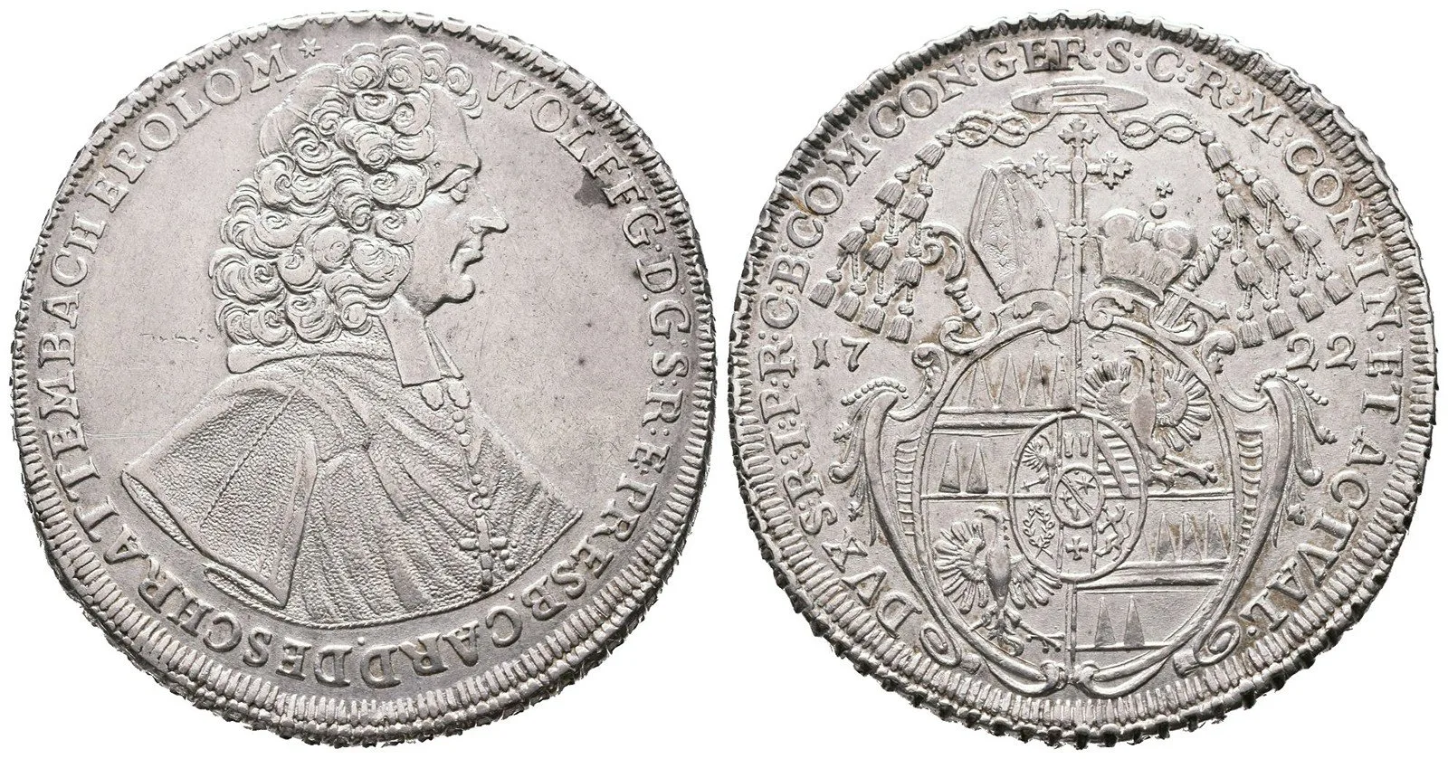 Olomouc - biskupství, Wolfgang von Schrattenbach, 1711 - 1738 — 1