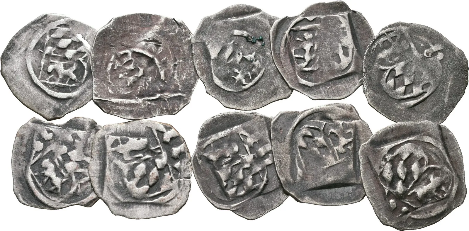 Schwarzpfennig, minc. Amberg. Götz.17-18 var. pěkné zachovalosti, — 1