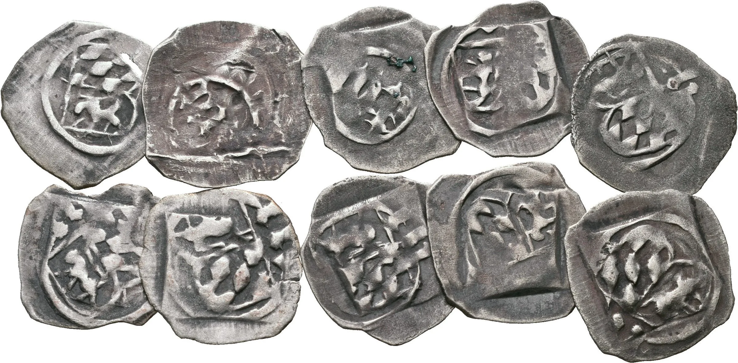 Schwarzpfennig, minc. Amberg. Götz.17-18 var. pěkné zachovalosti, — 1