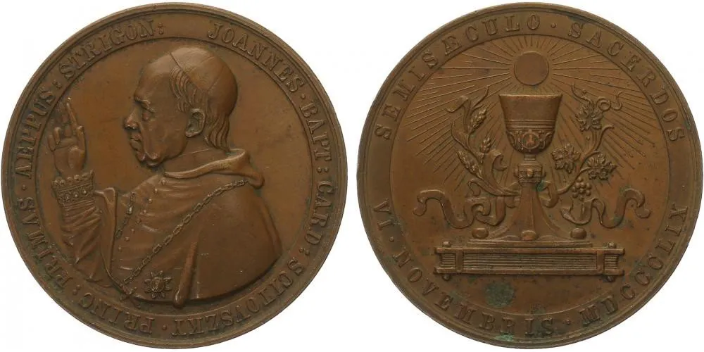 Esztergom (Ostřihom), Johann Baptist Scitovszky, 1849 - 1866 — 1