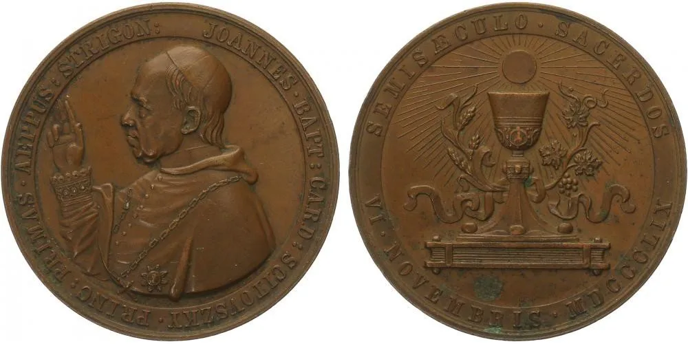 Esztergom (Ostřihom), Johann Baptist Scitovszky, 1849 - 1866 — 1