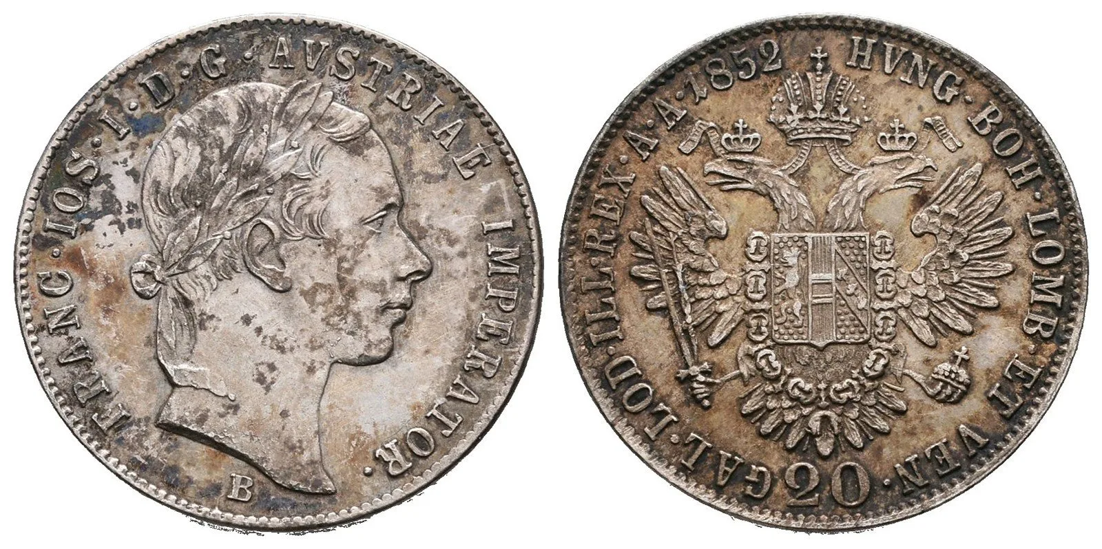 Konvenční měna, 1848 - 1857 — 1