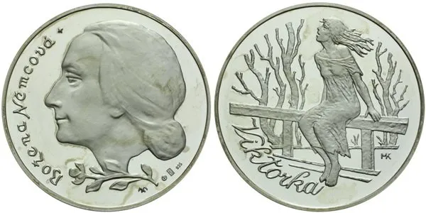 Medaile b.l. - Božena Němcová - Viktorka, PROOF