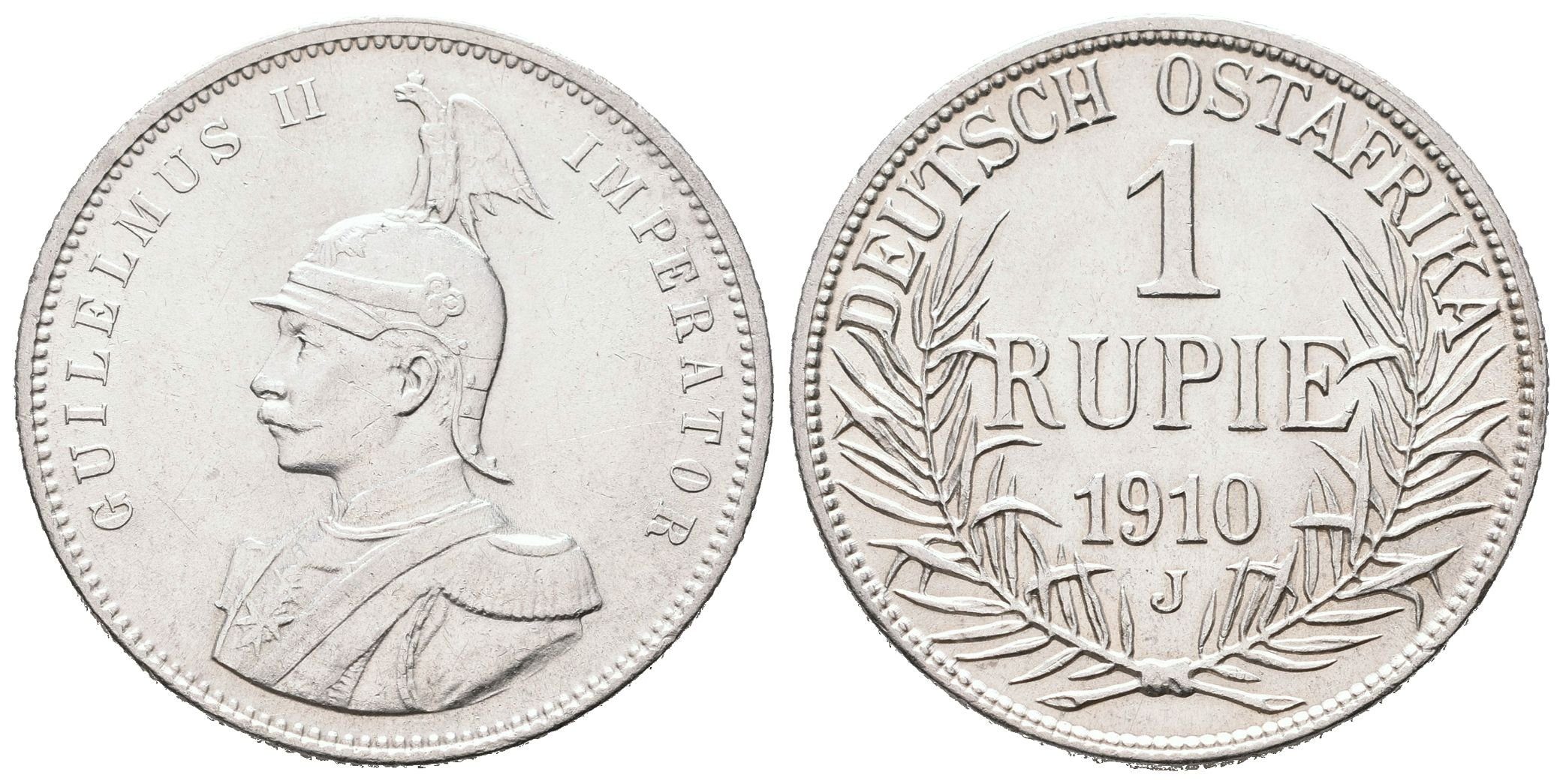 Německá východní Afrika, 1 Rupie 1910 J