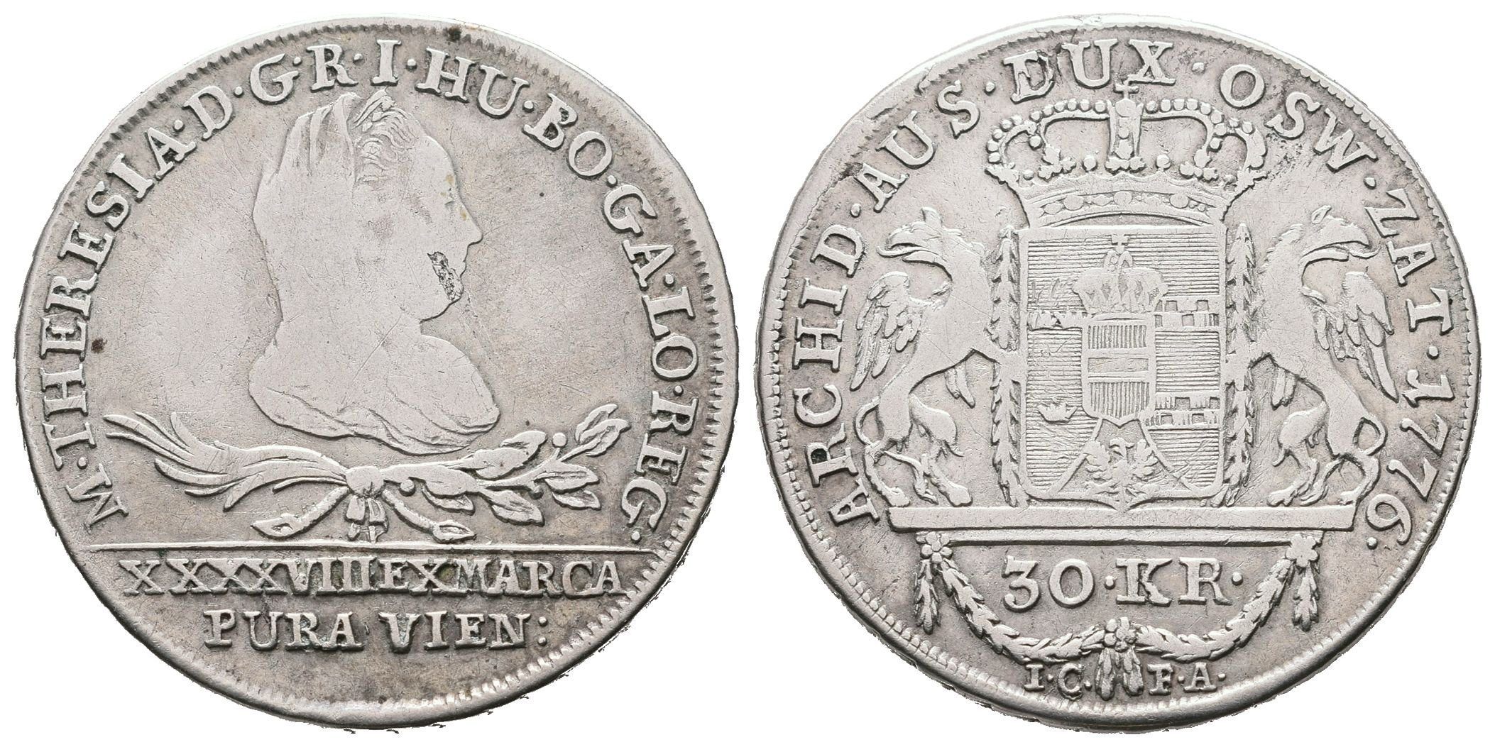 Marie Terezie, 30 Krejcar 1776, Vídeň