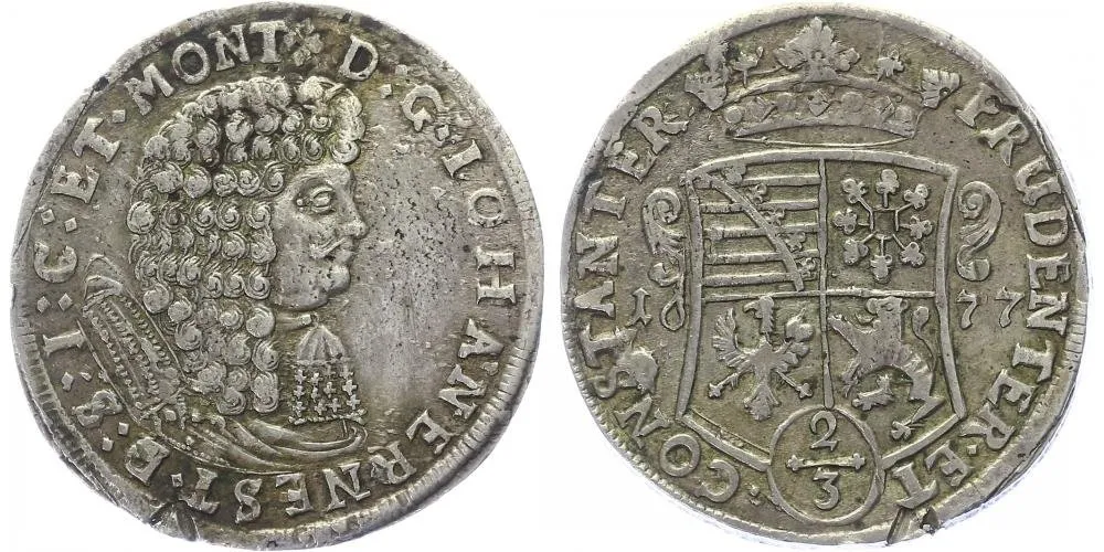 Sasko - Weimar, Johann Ernst II., 1662 - 1683 — 1