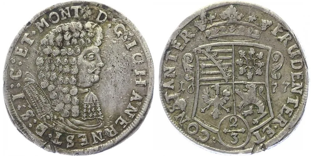 Sasko - Weimar, Johann Ernst II., 1662 - 1683 — 1