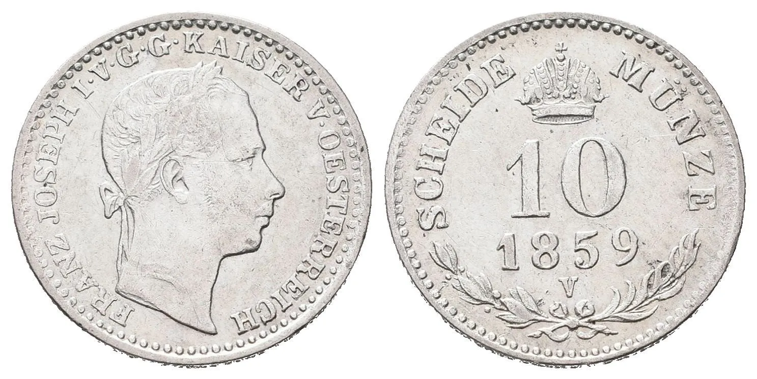 Rakouská a spolková měna, 1857 - 1892 — 1