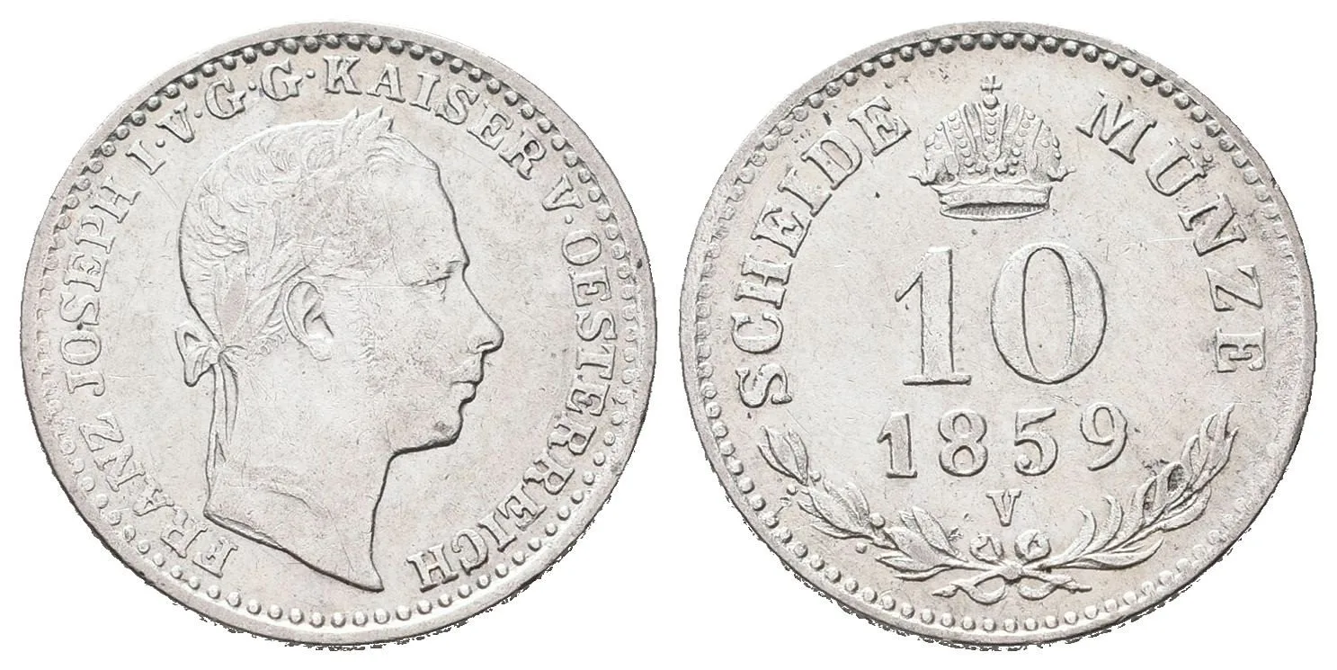 Rakouská a spolková měna, 1857 - 1892 — 1