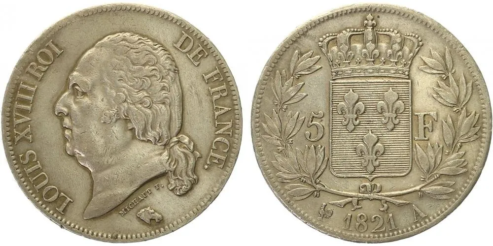 Francie, Louis XVIII., 1815 - 1824 — 1