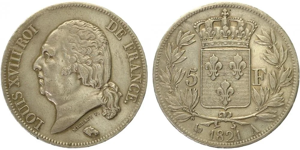Francie, Louis XVIII., 1815 - 1824 — 1