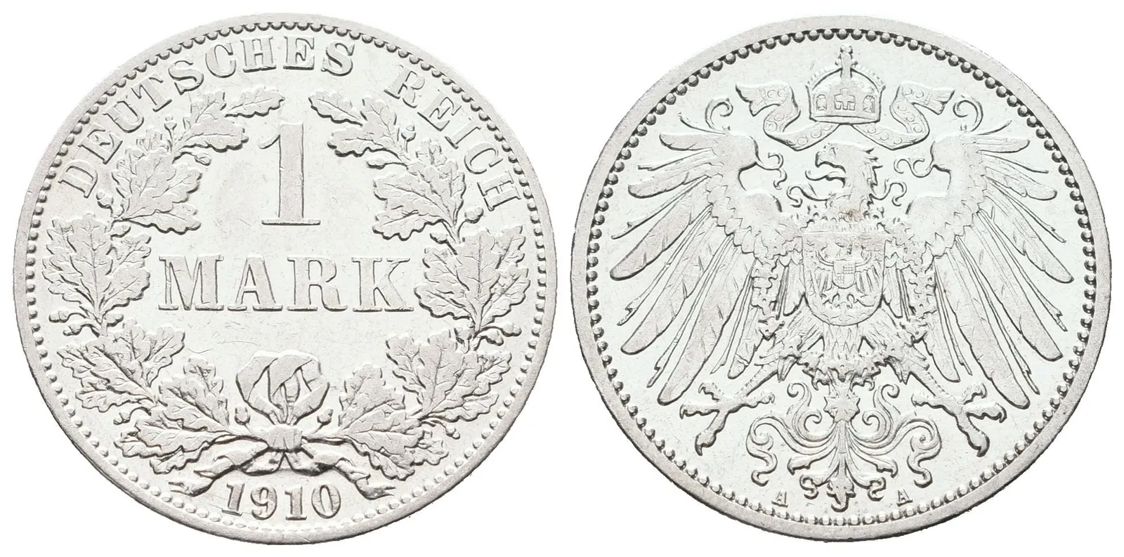 Německé císařství, 1 Marka 1910 A