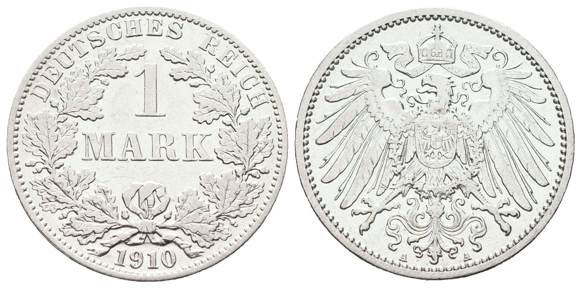 Německé císařství, 1 Marka 1910 A