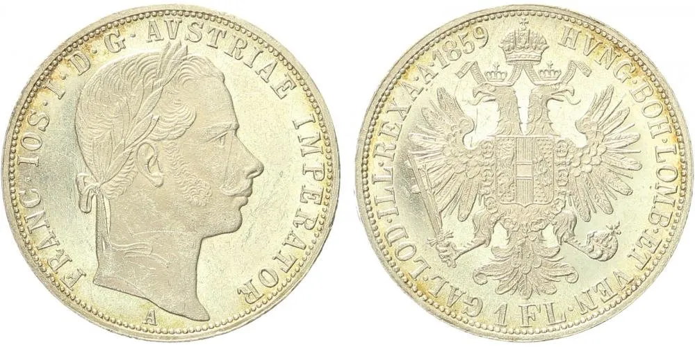 Rakouská a spolková měna, 1857 - 1892 — 1