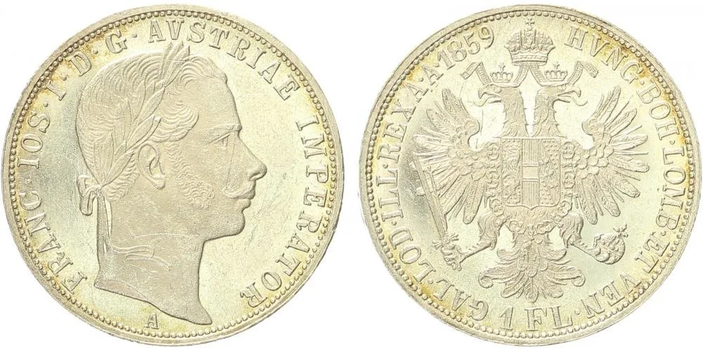 Rakouská a spolková měna, 1857 - 1892 — 1