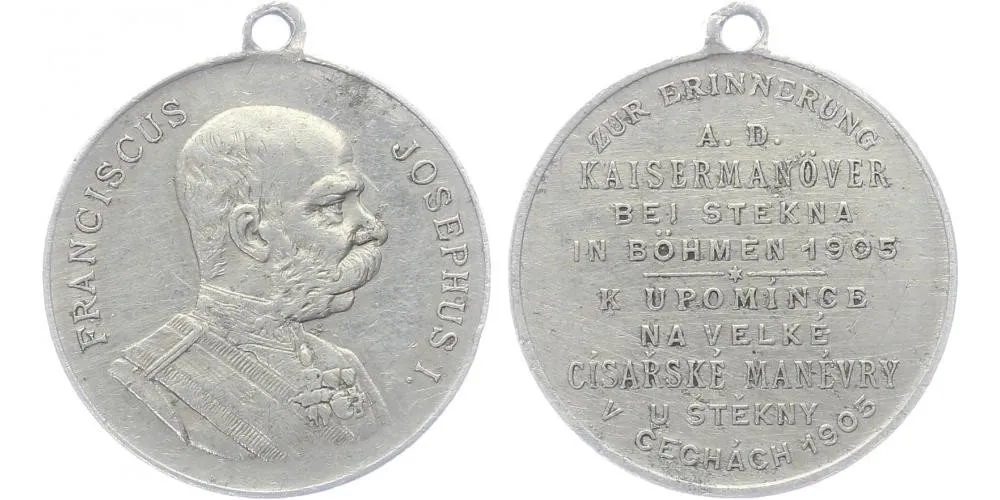 František Josef I., medaile vojenských manévrů — 1