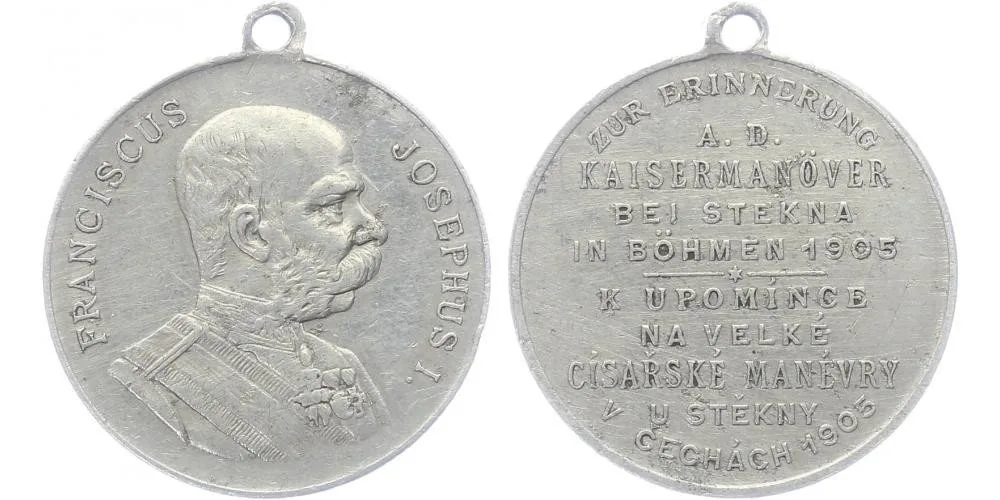 František Josef I., medaile vojenských manévrů — 1
