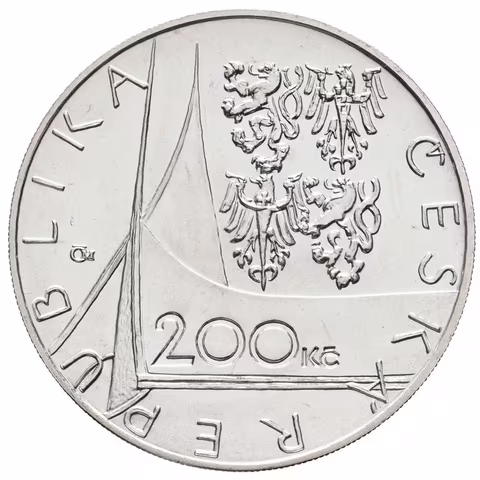 200 Kč 1997 - Emauzy, kapsle, certifikát
