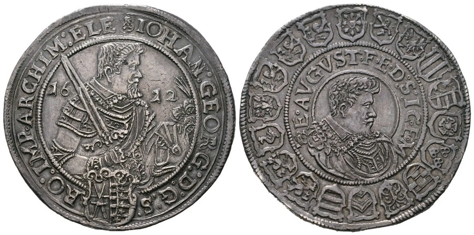 Sasko, Johann Georg I. a August, 1611 - 1615 — 1