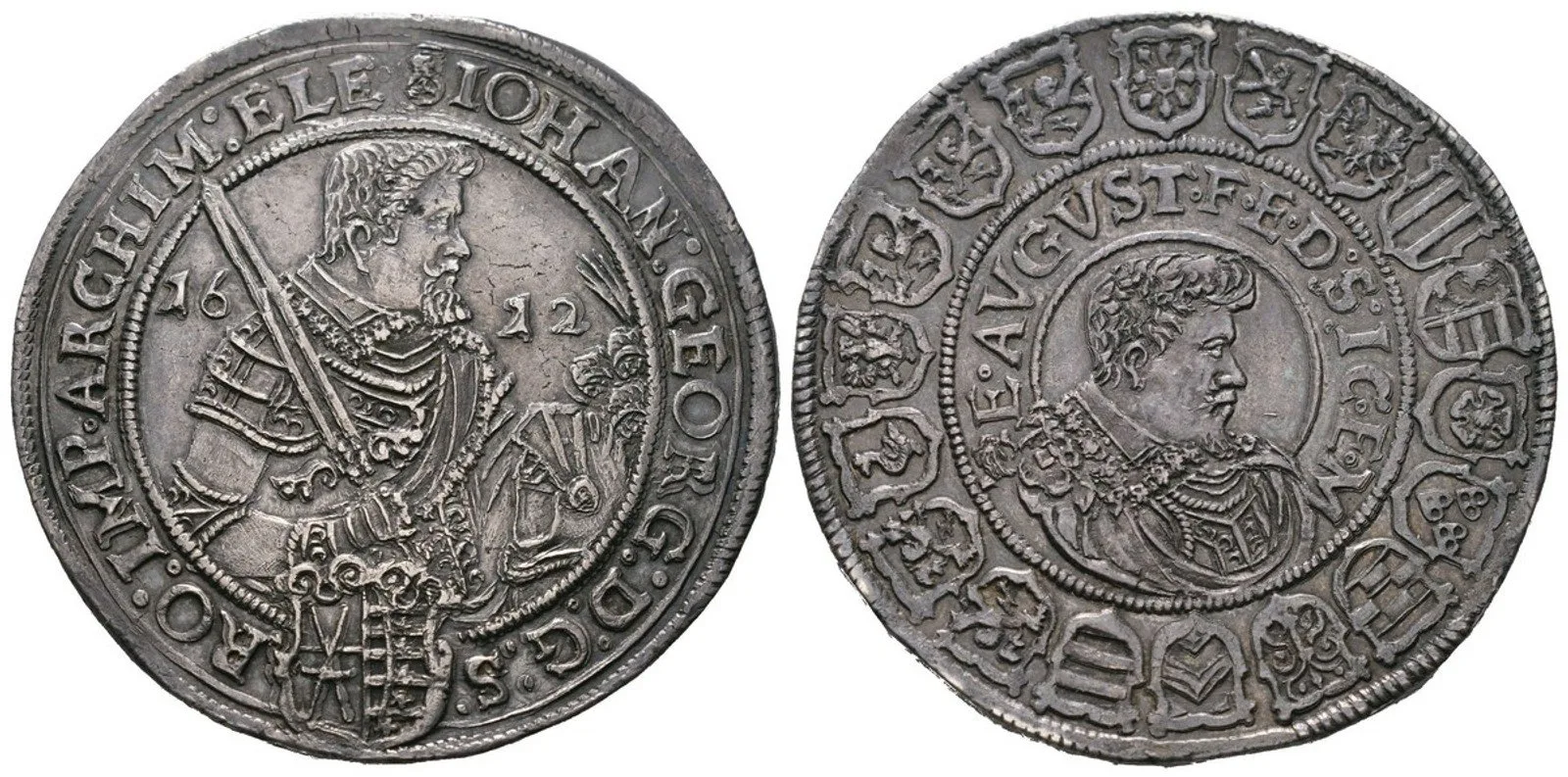 Sasko, Johann Georg I. a August, 1611 - 1615 — 1