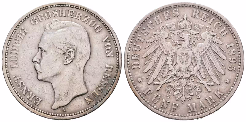 Hesensko, 5 Marka 1895