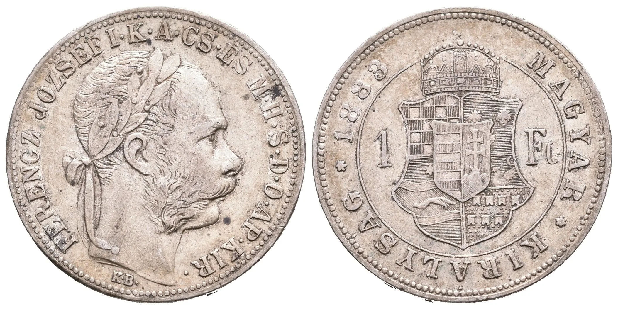 Zlatník 1883 KB, patina, rysky a drobné hranky — 1