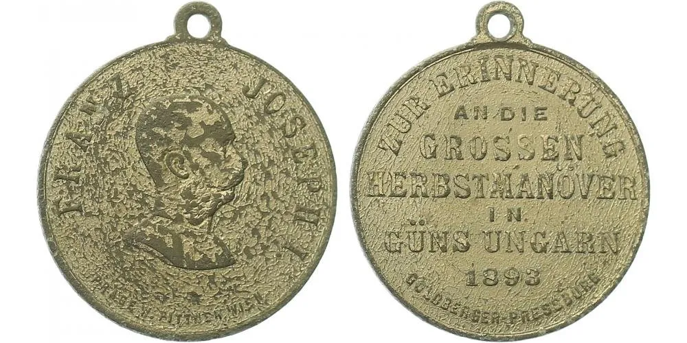 František Josef I., medaile vojenských manévrů — 1