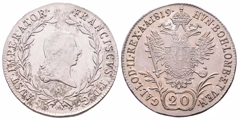 František II., 20 Krejcar 1819 A