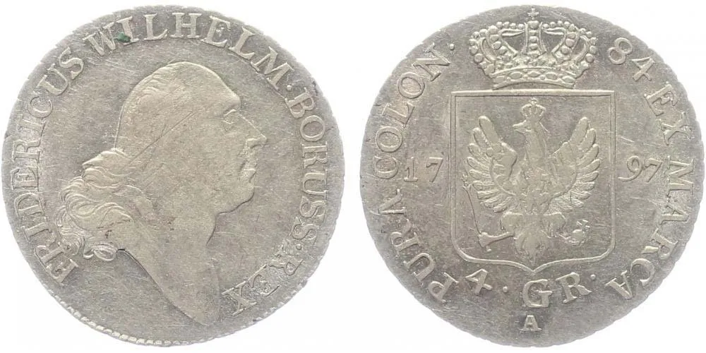 Prusko, Friedrich Wilhelm II., 1786 - 1797 — 1