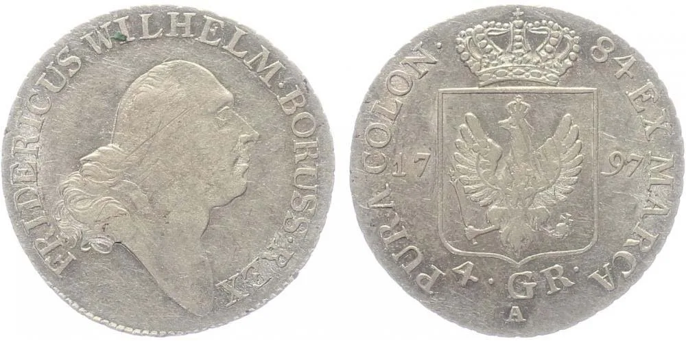 Prusko, Friedrich Wilhelm II., 1786 - 1797 — 1